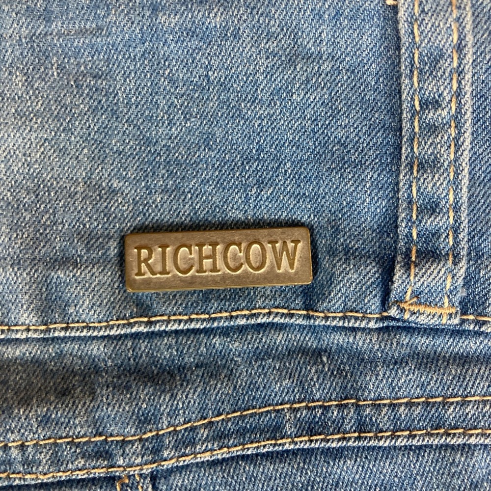 Richcow Jeans Womens Size 17‎ Blue Denim Distressed Skinny - Picture 7 of 15